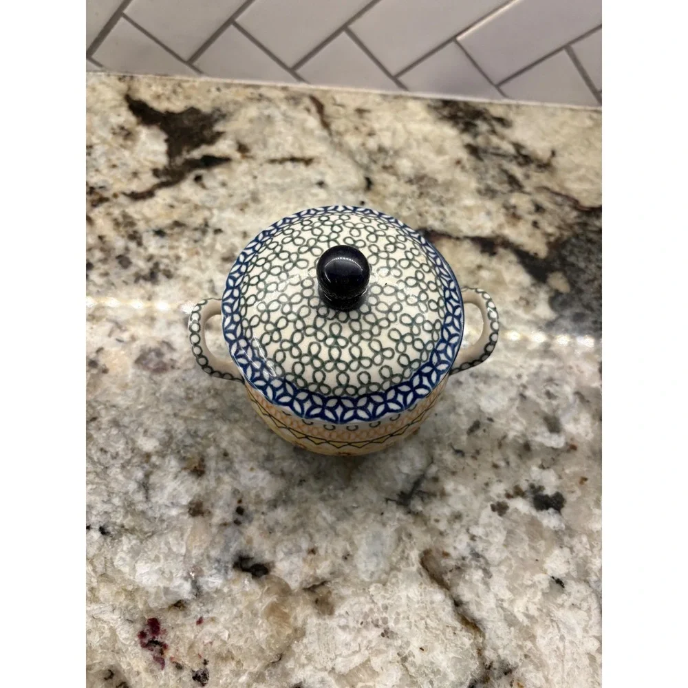Ceramika Artystyczna decorative knob boleslawiec